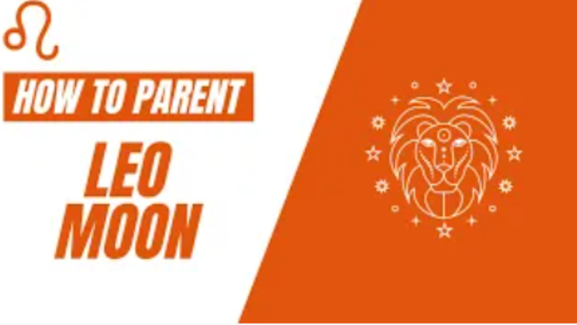 How to Parent (and Reparent) Leo Moon energy
